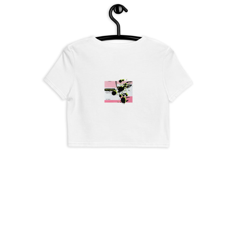 Pethidin x Opiat Pop Art Bio-Crop-Top