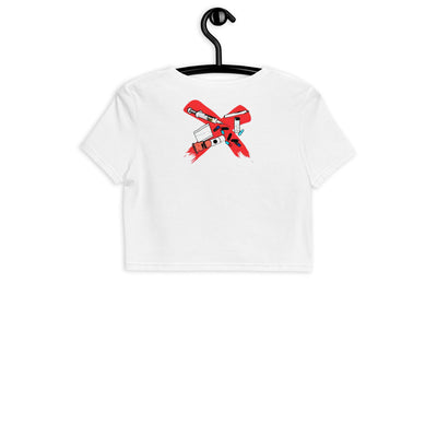 All Statement Crop Top von NiZED als Crop Top fuer Rave, Club und Festival Outfit