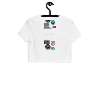 Trippy Sinners Crop Top von NiZED als Crop Top, Rave Top und provokantes Streetwear Outfit