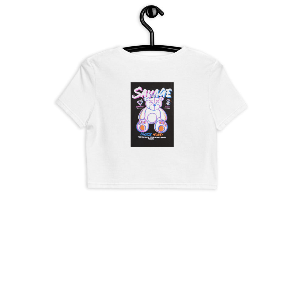Hustle Money organic crop top