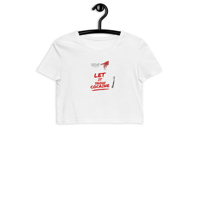 Let It Snow Party Crop Top von NiZED als Crop Top, Rave Top und provokantes Streetwear Outfit