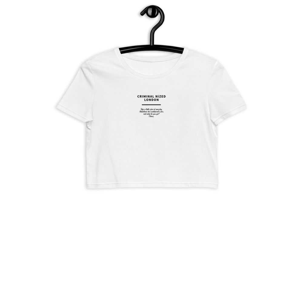 Criminal NiZED x London crop top