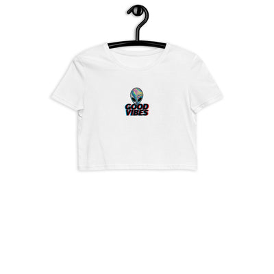 Good Vibes Crop Top von NiZED als Crop Top, Rave Top und provokantes Streetwear Outfit