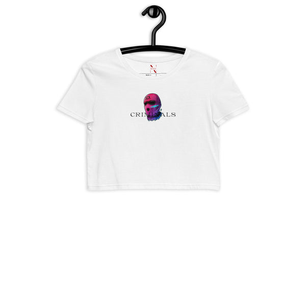 Sick Criminals organic crop top