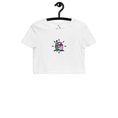 Statement Spirit Crop Top von NiZED als Crop Top fuer Rave, Club und Festival Outfit
