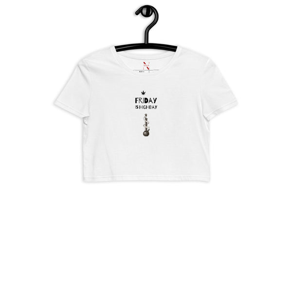 FRIDAY IS HIGHDAY x WEED organic crop top