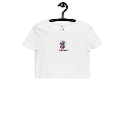 Psychedelic Crop Top von NiZED als Crop Top, Rave Top und provokantes Streetwear Outfit