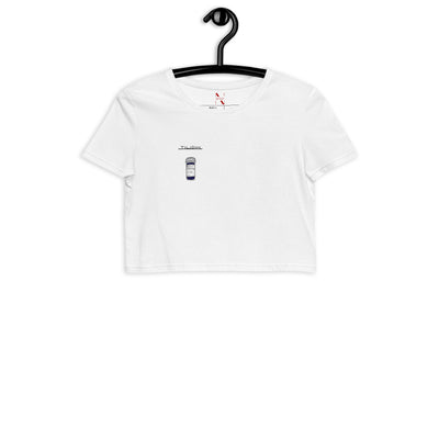 Statement Crop Top von NiZED als Crop Top fuer Rave, Club und Festival Outfit