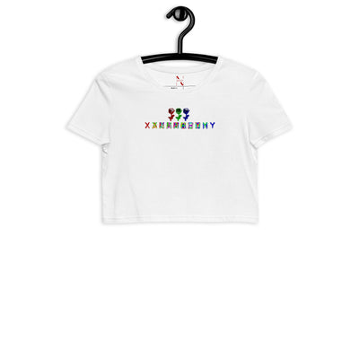 Statement Anarchy Crop Top von NiZED als Crop Top fuer Rave, Club und Festival Outfit