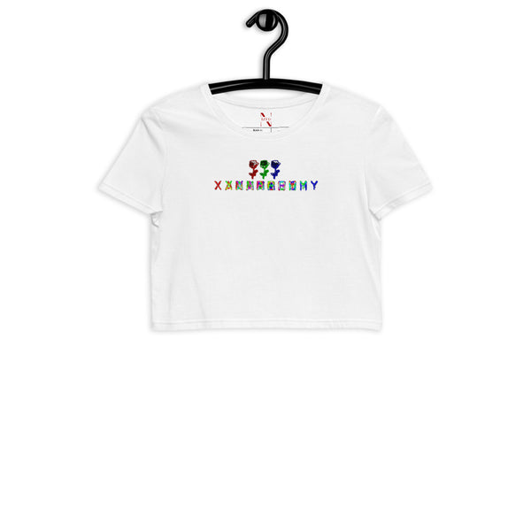 Xanax Anarchy organic crop top