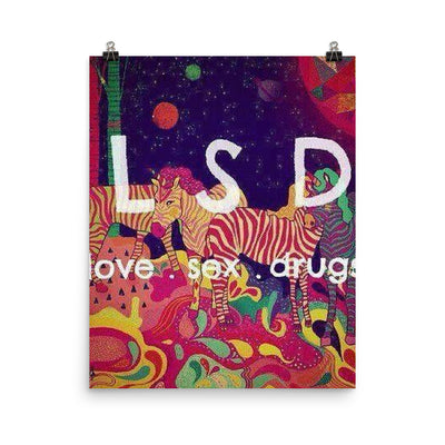 Psychedelic Psychedelic Vibes Poster - Produktbild 2 - NiZED
