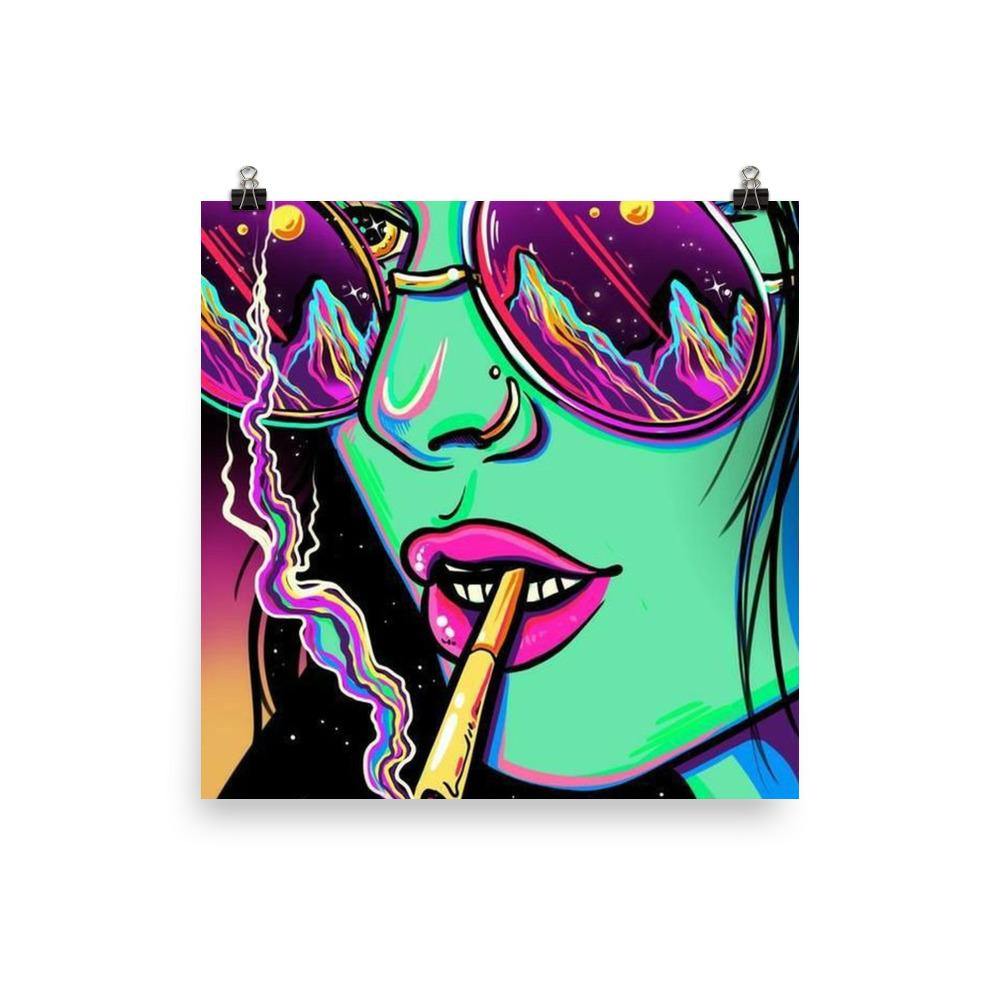 Smoking girl Poster