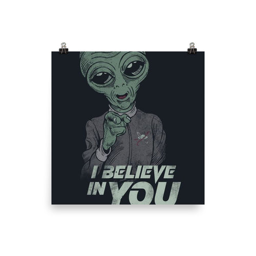 Belive In You Poster von NiZED als trippy Poster und psychedelische Wanddeko Ansicht 2
