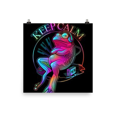 Keep Calm Frog Hoodie - Produktbild 2 - NiZED
