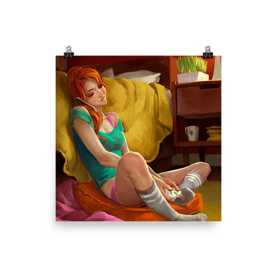 Playing Girl Poster - Produktbild 2 - NiZED