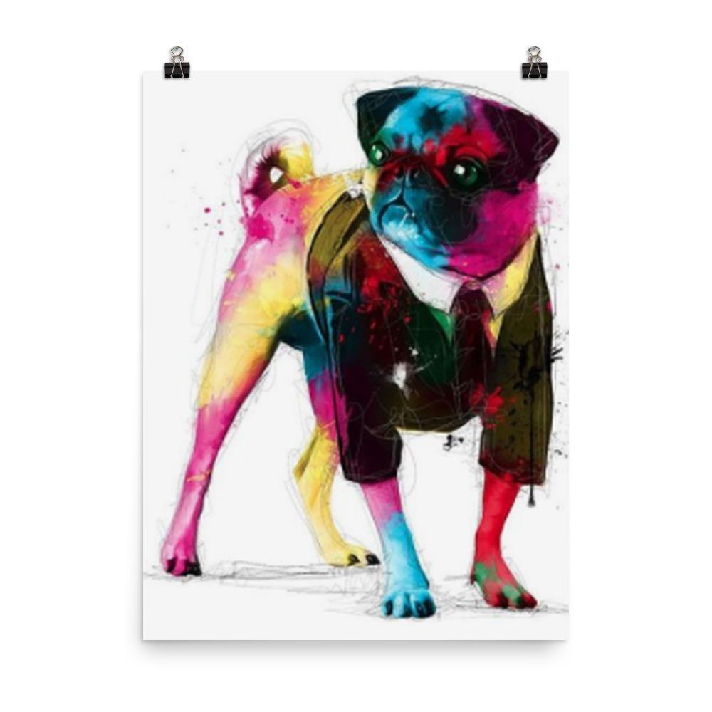 Colorful Doggo Poster