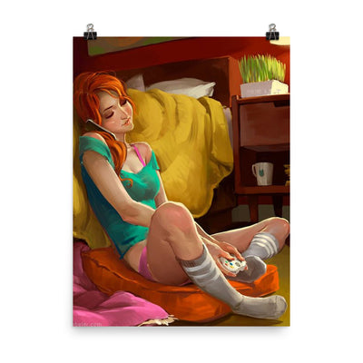 Playing Girl Poster - Produktbild 3 - NiZED