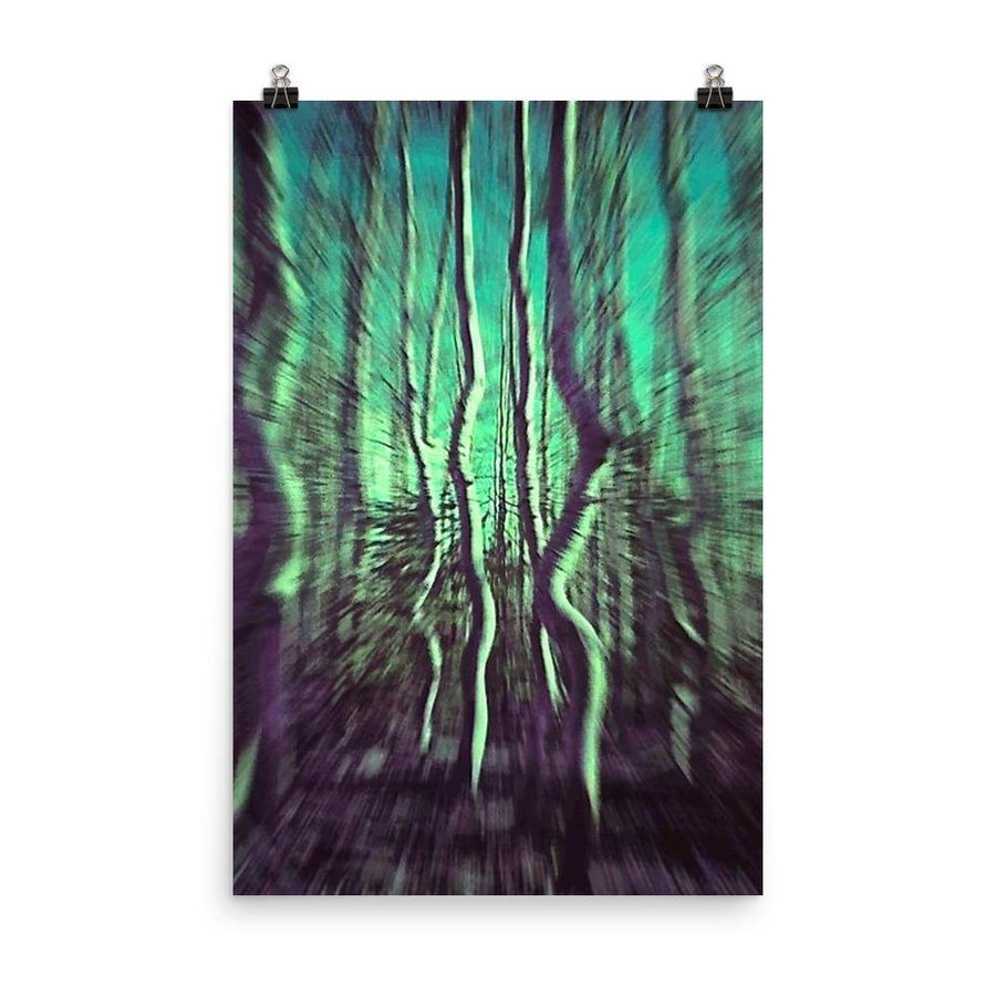 Triptrees Art Poster - Trippy Wall Art