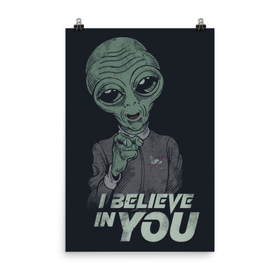 Belive In You Poster von NiZED als trippy Poster und psychedelische Wanddeko