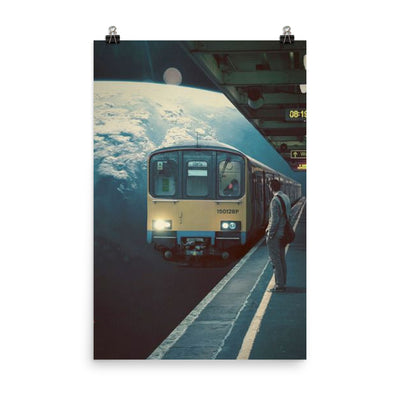 Universe Station Poster von NiZED als trippy Poster und psychedelische Wanddeko