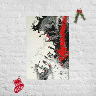 Assume Poster von NiZED als trippy Poster und psychedelische Wanddeko