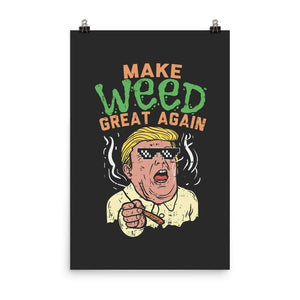 Make Statement Great Again Poster von NiZED als Trippy Poster und Wall Art fuer auffaellige Raumgestaltung