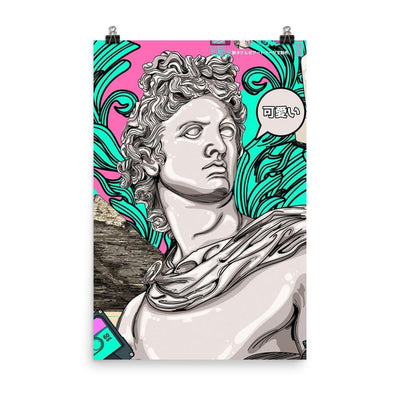 Monument Poster von NiZED als trippy Poster und psychedelische Wanddeko