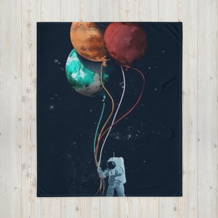Astronaut Design Kuscheldecke