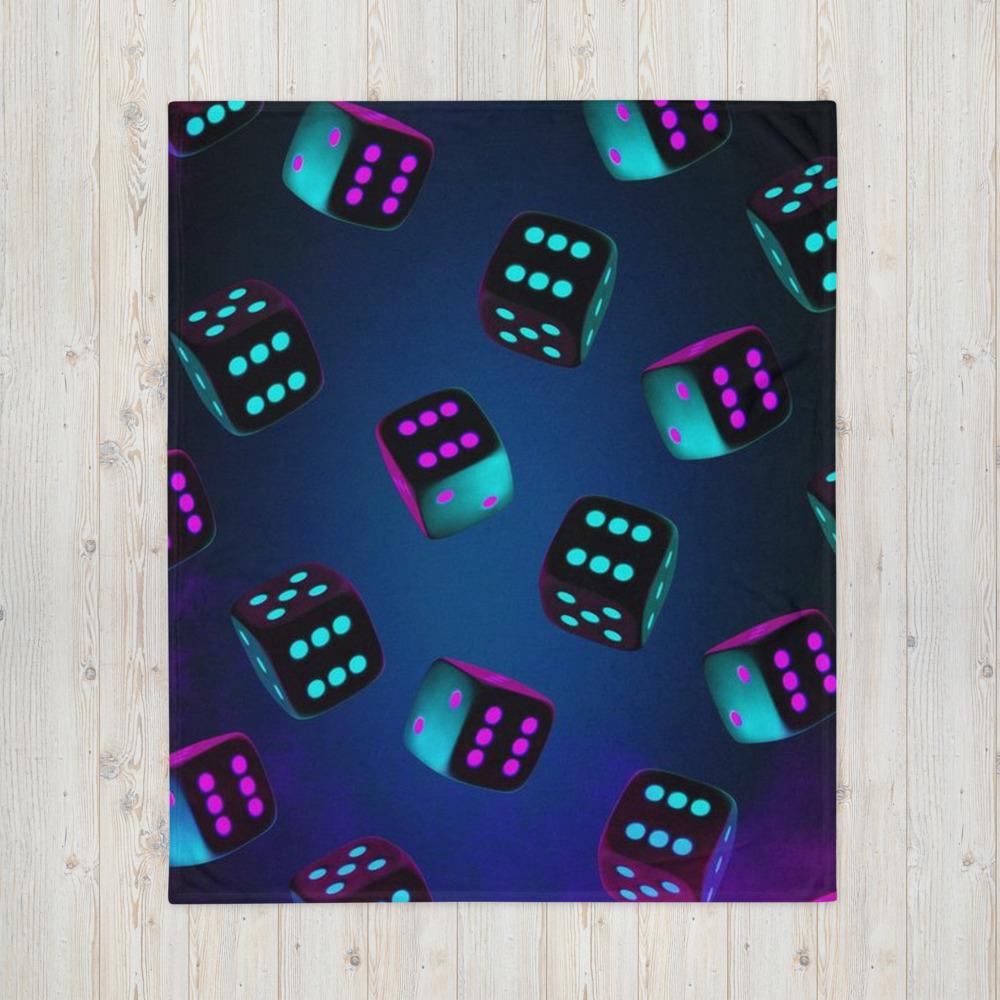 Würfel - Kuscheldecke