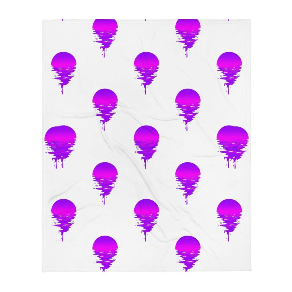 Purple Sun Kuscheldecke