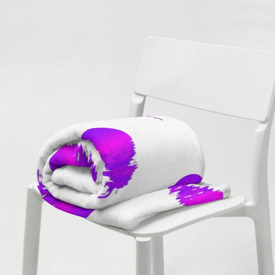 Purple Sun Kuscheldecke von NiZED als Kuscheldecke, Home Statement und Geschenkidee