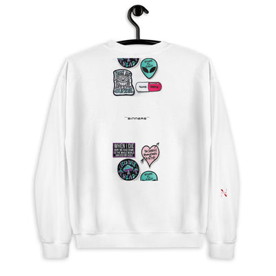 Trippy Sinners Sweater von NiZED als NiZED Produkt, Streetwear Accessoire und Geschenkidee