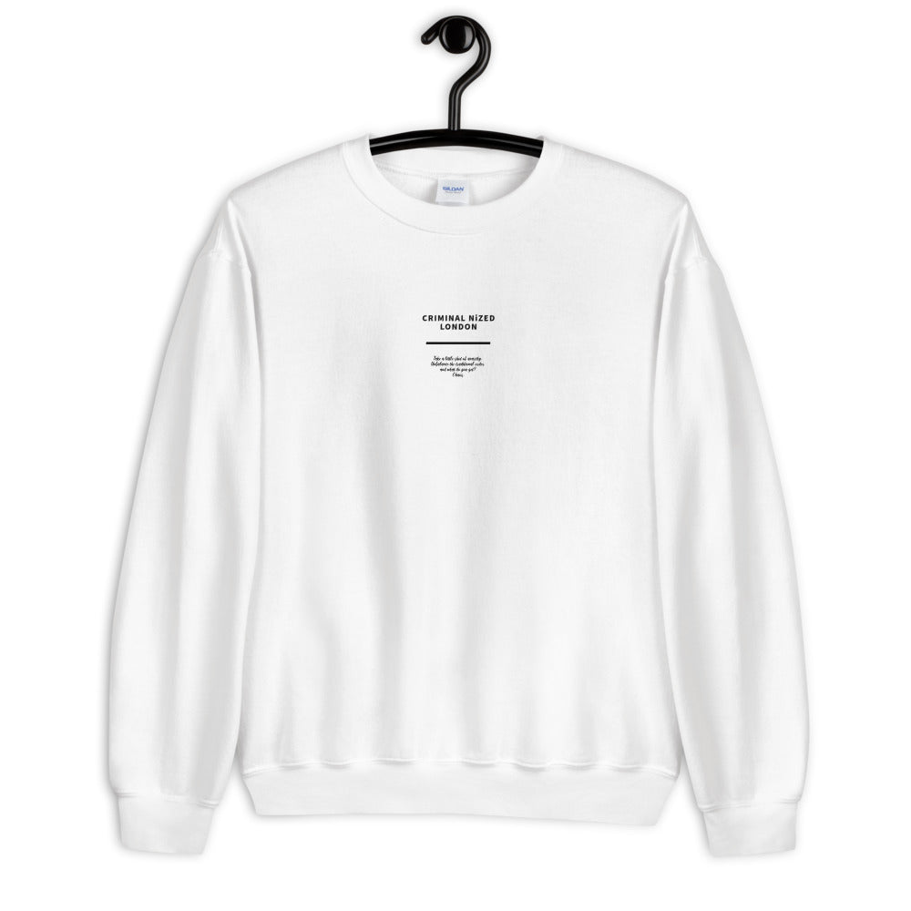 Criminal NiZed x London sweatshirt