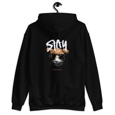 Stay Awesome Hoodie von NiZED als Streetwear Hoodie, Rave Hoodie und provokantes Outfit