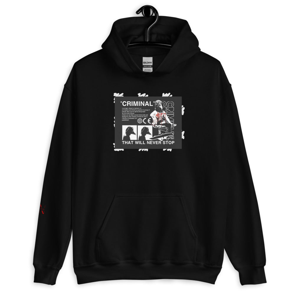 Criminals never Stop Kapuzenpullover