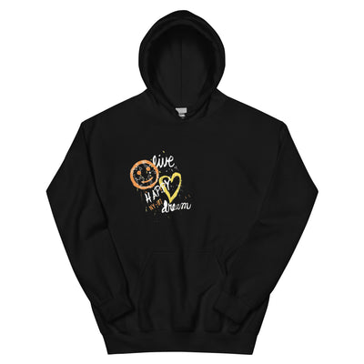 Live Happy Hoodie von NiZED als Streetwear Hoodie, Rave Hoodie und provokantes Outfit
