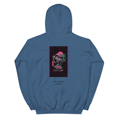 Paradise Flamingo Hoodie - Produktbild 5 - NiZED