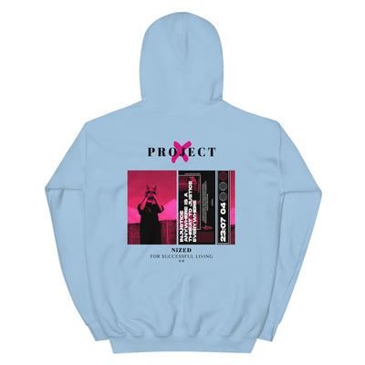 Project X Kapuzenpullover von NiZED als Streetwear Hoodie, Rave Hoodie und provokantes Outfit