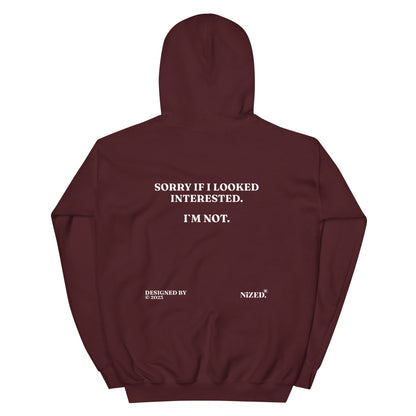 Sorry if i look interested Kapuzenpullover