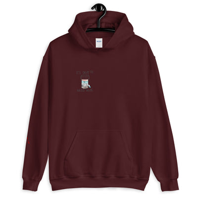 Statement x Fake Society Hoodie von NiZED als Graphic Hoodie fuer Streetwear und Rave Outfit