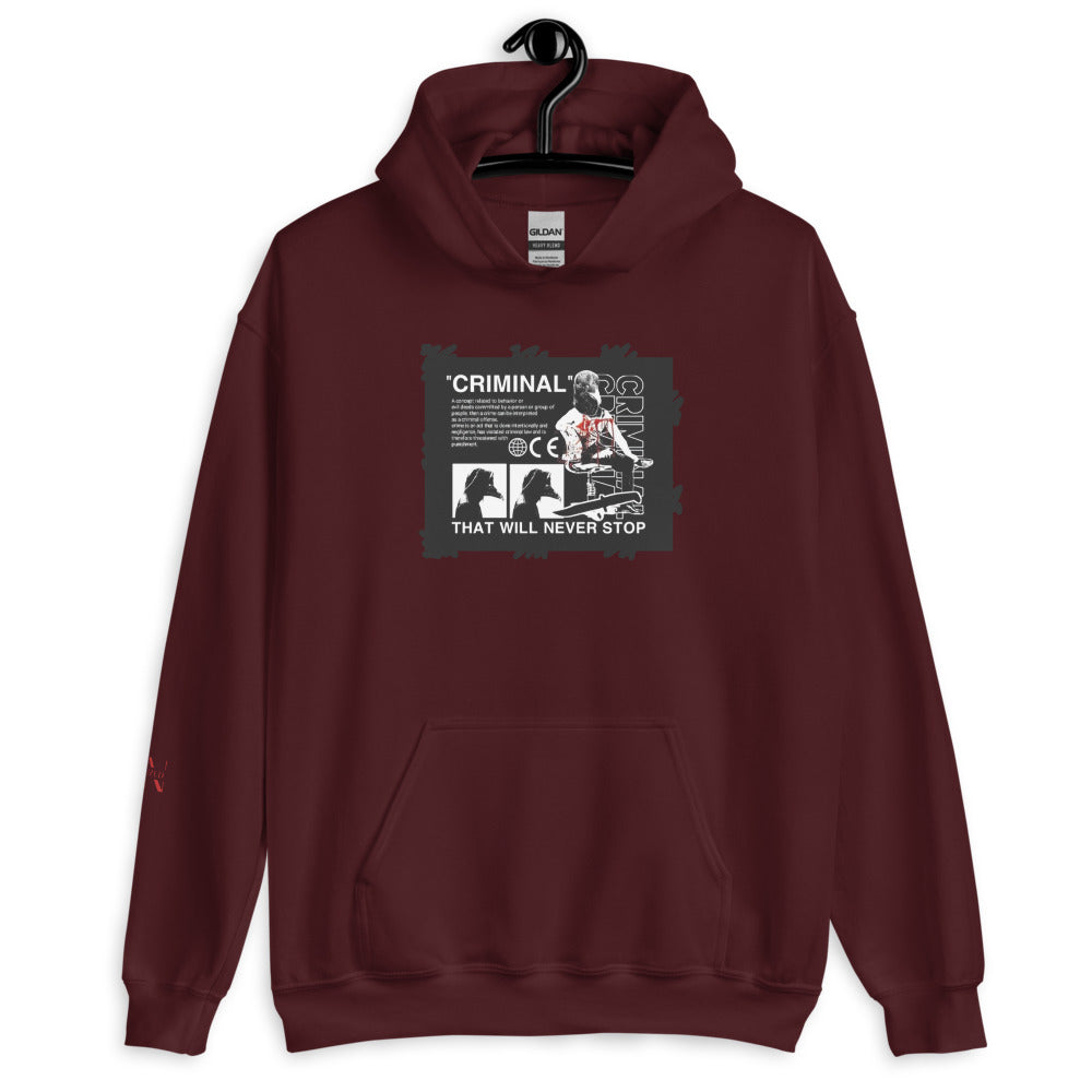 Criminals never Stop Kapuzenpullover