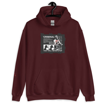 Criminals Never dies Hoodie - Produktbild 3 - NiZED
