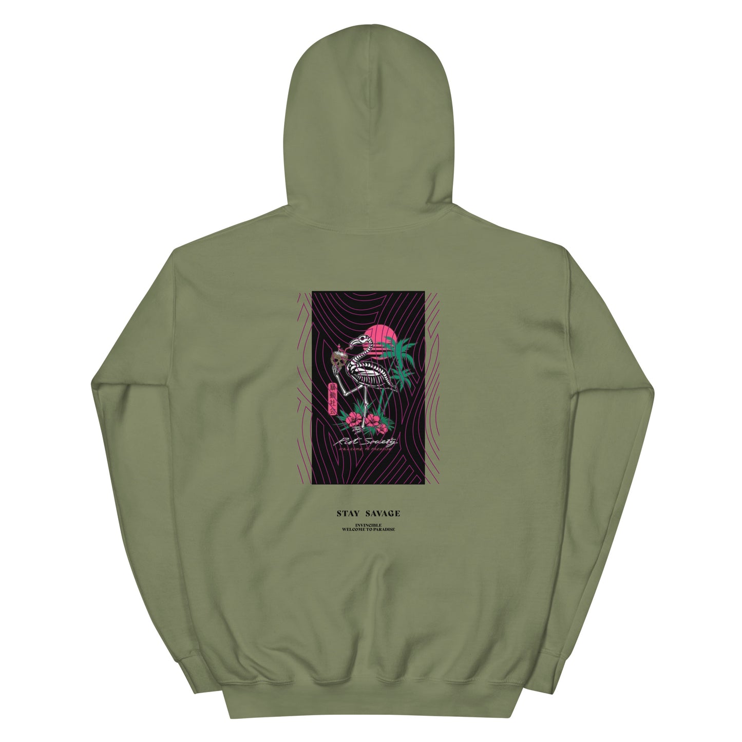 Paradise Flamingo Kapuzenpullover
