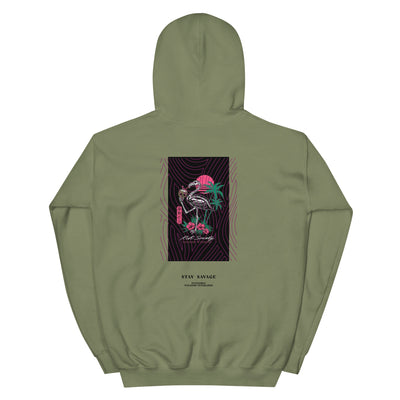 Paradise Flamingo Hoodie - Produktbild 7 - NiZED