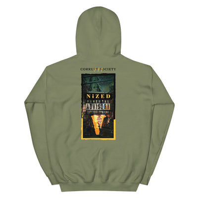 Corrupt Society Hoodie von NiZED als Streetwear Hoodie, Rave Hoodie und provokantes Outfit