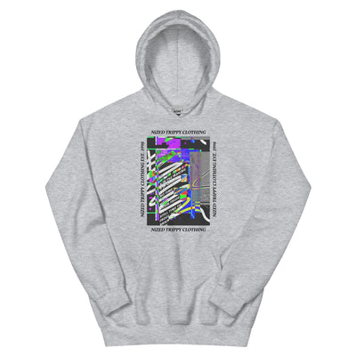 Trippy Hoodie von NiZED als Streetwear Hoodie, Rave Hoodie und provokantes Outfit