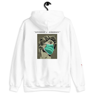 Art Quarantie Hoodie von NiZED als Streetwear Hoodie, Rave Hoodie und provokantes Outfit