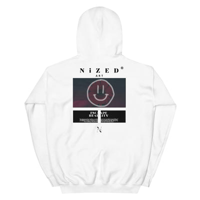 Escape Reality Hoodie von NiZED als Streetwear Hoodie, Rave Hoodie und provokantes Outfit