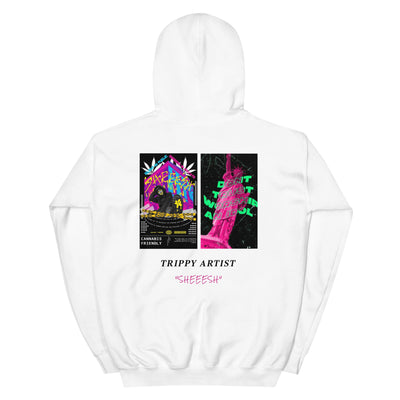Sheeesh Kapuzenpullover von NiZED als Streetwear Hoodie, Rave Hoodie und provokantes Outfit