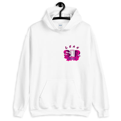 Purple Statement Drink Hoodie von NiZED als Graphic Hoodie fuer Streetwear und Rave Outfit